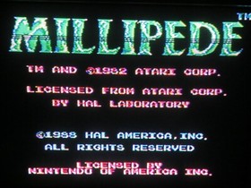 Millipede (NES, 1988) By HAL (Cartridge Only) NTSC