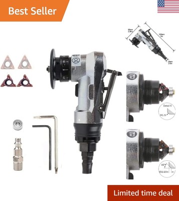 High-Performance Pneumatic Beveler with Replaceable Blades for Metal Chamfering