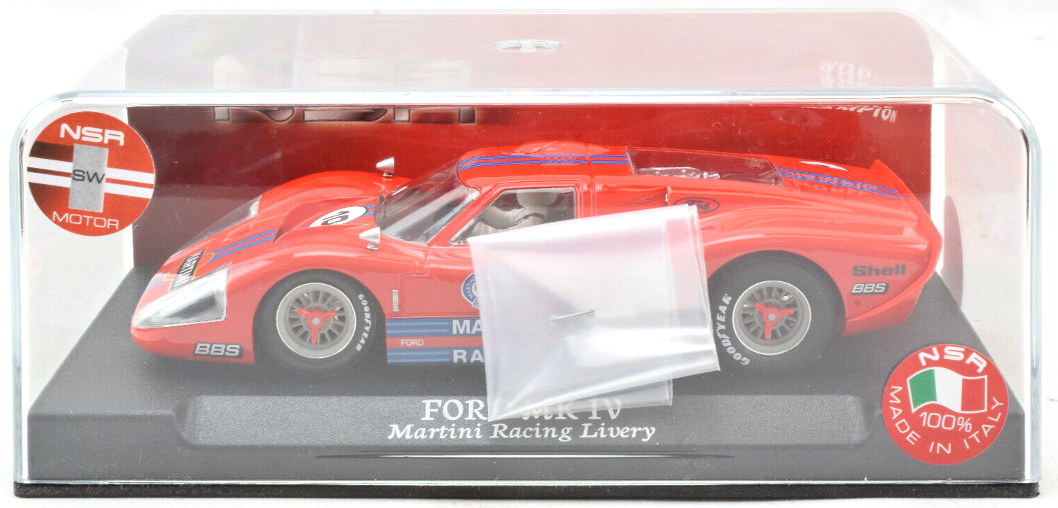 NSR Martini Ford GT40 MK IV с двигателем боковой намотки в масштабе 132 Для игровых автоматов 0410 17790₽