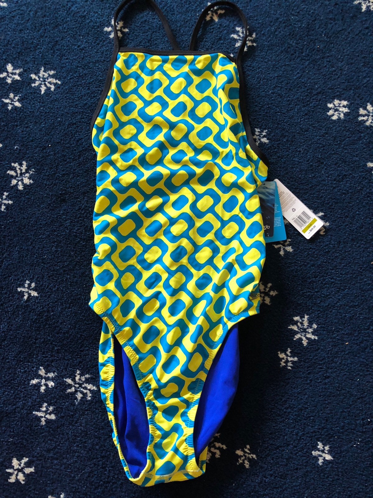 NWT SPEEDO RACING BATHING SUIT ENDURANCE LITE 14 40 COMPETITIVE