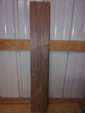 1 PC WALNUT LUMBER WOOD KILN DRIED BOARD 36"X 5 13/16"X 7/8" LOT 85V FLAT CLEAR