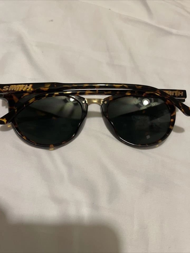 Gafas de sol redondas Smith Questa para mujer vintage marrón tortuga/gris polarizado 50 mm Foto 4 de 4