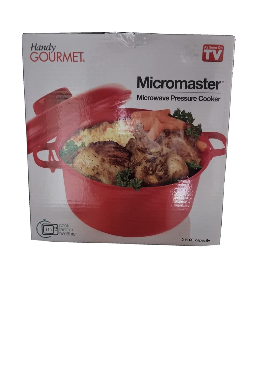 Handy gourmet microwave outlet pressure cooker