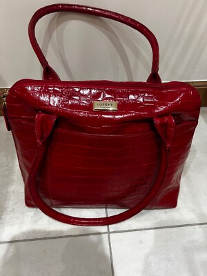 Osprey London Leather Handbag, Red UK