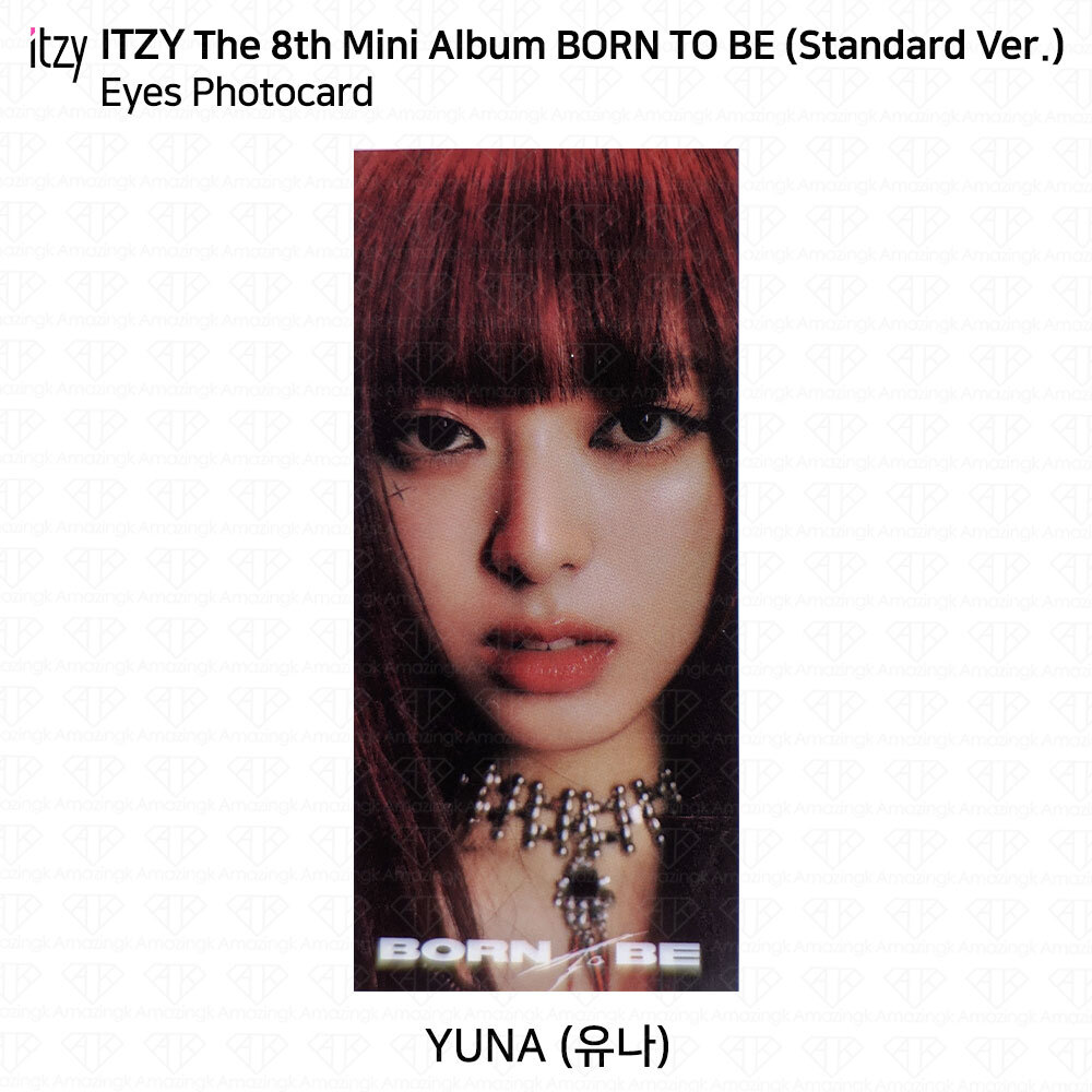 ITZY The 8th Mini Album Born To Be Standard Ver Eyes Photocard