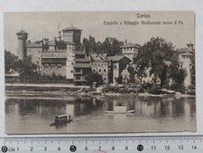 I120024 7501 Cartolina - Torino - Castello e villaggio medievale verso il Po