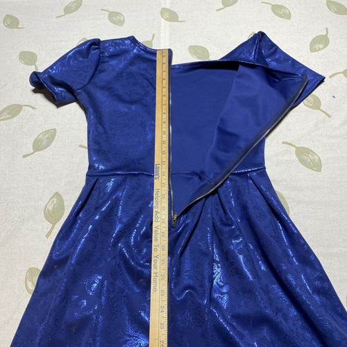 LuLaRoe Damen Größe M Amelia Kleid, Taschenkleid, Reißverschluss blau. I - Bild 6 von 11