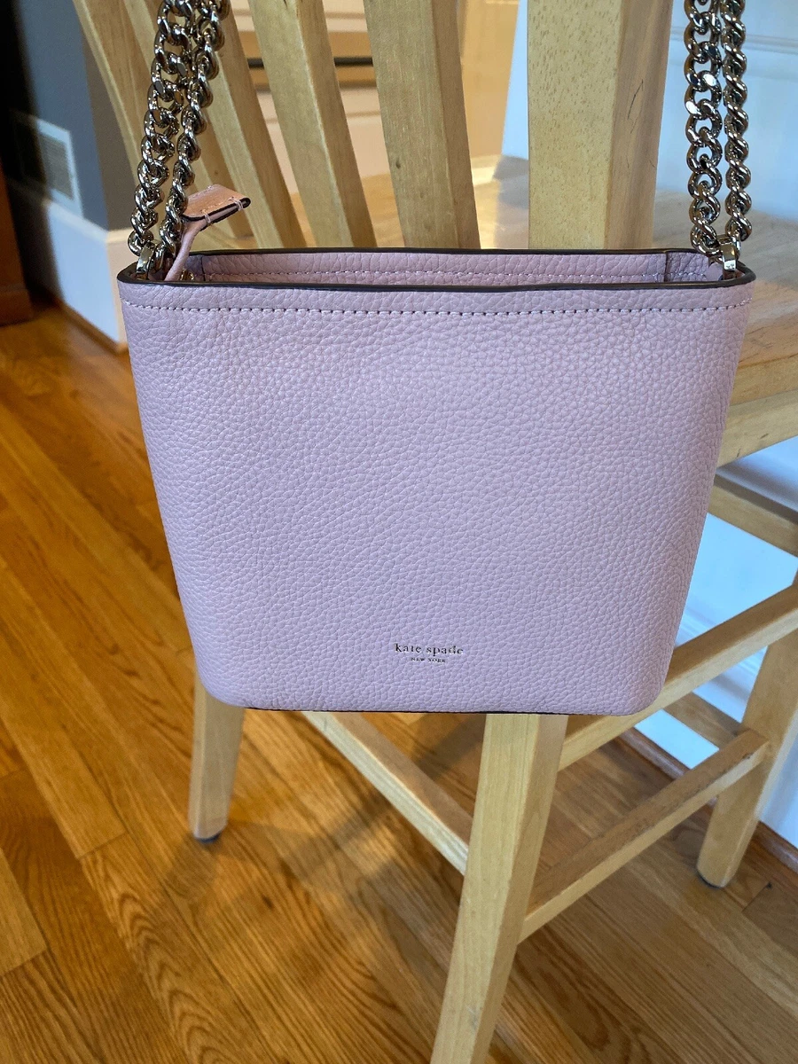 KATE SPADE POLLY SMALL CONVERTIBLE CROSSBODY Pink PWRU7172 NWT 198