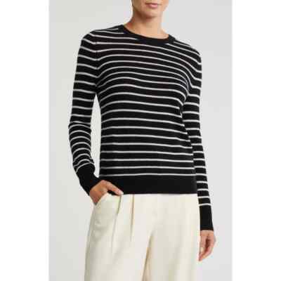 BNWT Nordstrom Crewneck Cashmere Sweater Size Extra Small MSRP $130!!