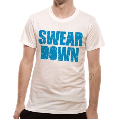 Professor Green Herren T-Shirt Official Swear Down Design X-Large weiß