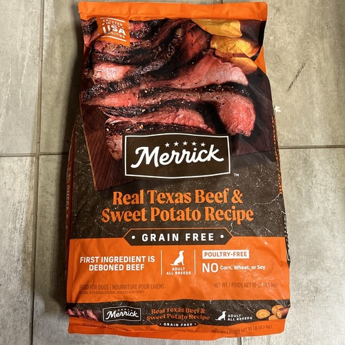 Merrick Premium Grain Free Dry Dog Food, Real Texas Beef & Sweet Potato