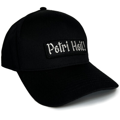 Basecap Petri Heil! schwarz Cap Snapback Kappe Angeln Fischen Petrus black