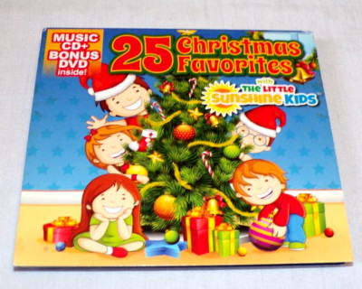 Little Sunshine Kids 25 Christmas Favorites Kids Music CD & DVD