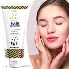 7 Days Natural Hair Inhibitor Cream Permanent stop Unwanted Facial Hair 100 gm