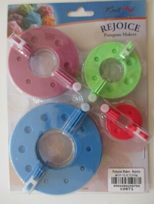 KNITPRO Rejoice Bommelmaschine Set 4-3,5,5,5,7,0,9,0 cm