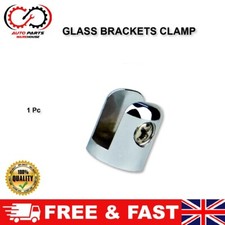 Glass Shelf Support Bracket Brackets - Polished Chrome For 4mm-6mm Thick Shelves