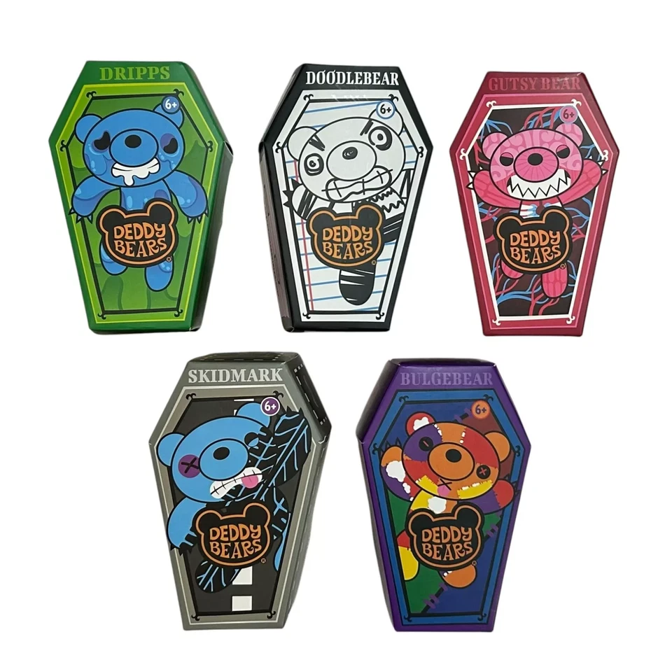 LICENCE 2 PLAY Deddy Bears Coffin 5" inch Plush S3 *PICK A BEAR* SEALED *Restocked & Reduced!