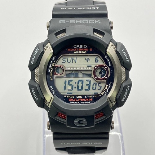 CASIO G-SHOCK GULFMAN Garufuman MULTIBAND6 GW-9110-1JF Men's Watch USED JAPAN - 第 1/10 張圖片