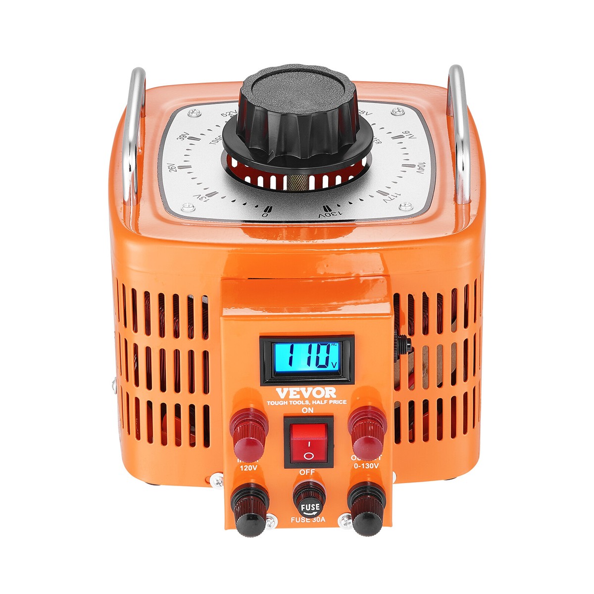 Vevor 3kva Transformer Max 30 Amp Variable Transformer 0130 Volt