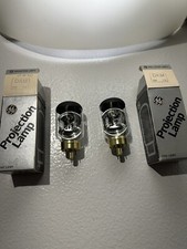 DKM "2-pack" projector lamp projection light bulb 21.5v 250 watt, NOS G.E. brand