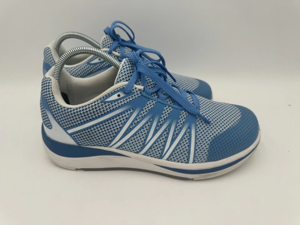 Женские кроссовки Drew 10835-8K баланс 10 M нескользящая подошва синяя сетка верх - Изображение 2 из 4