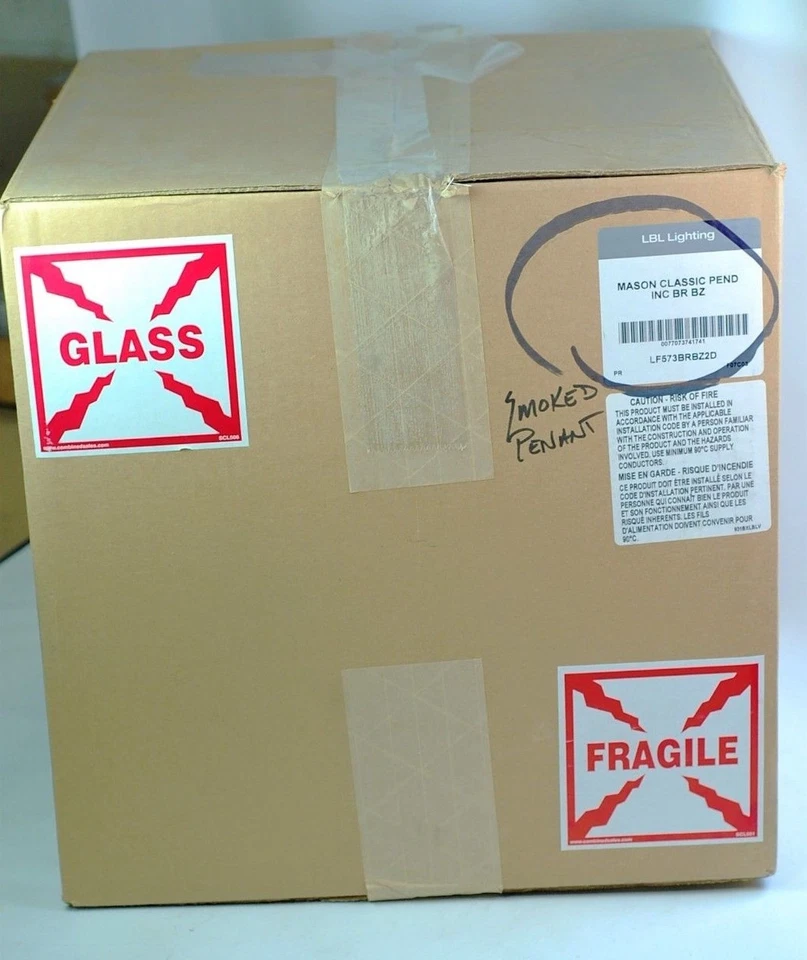 Mini pingente redondo LBL LF573BRBZ2D Mason Classic, 1 luz, bronze novo na caixa - Imagem 3 de 4