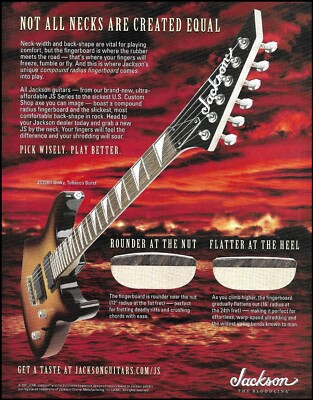 Jackson JS series JS32RT Dinky electric guitar advertisement 2011 ad print 2B