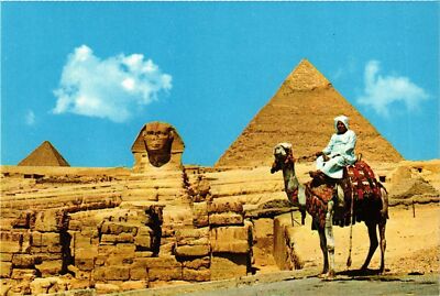 CPM EGYPTE Giza-The Sphinx with Khephren and Mykerinos Pyramids (343864)