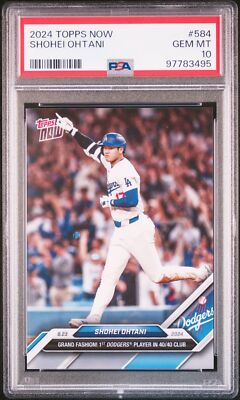 2024 TOPPS NOW #584 SHOHEI OHTANI PSA 10 | eBay