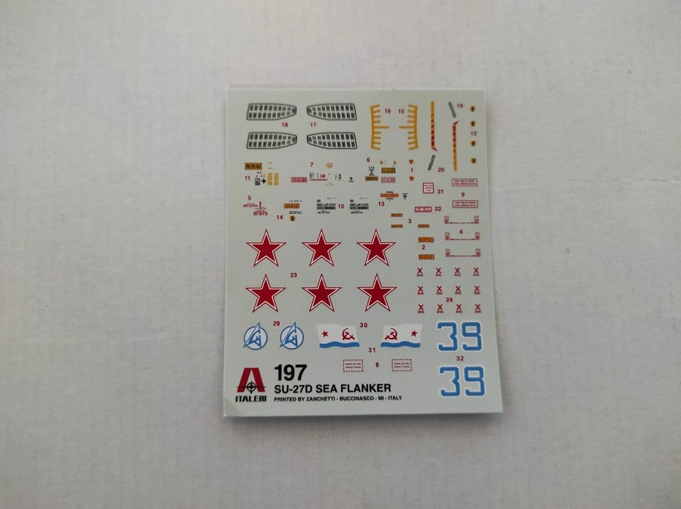 ITALERI # 197 SU-27 "Sea-Flanker" 1:72 - Immagine 3 di 3