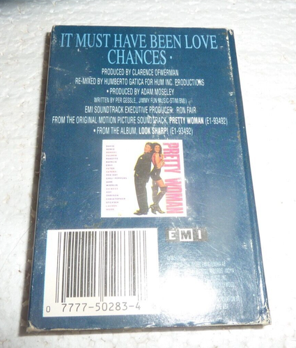 Roxette It Must have Been Love Cassette Tape Single 1990 From Pretty Woman S-38 - Picture 2 of 3