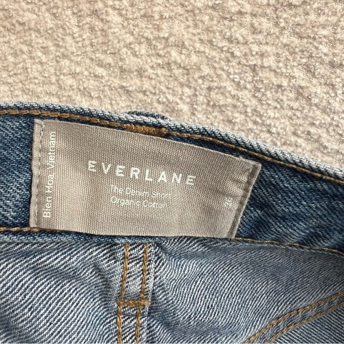 Everlane Women's The Denim Short Organic Cotton Blue Jean Shorts Size 26 - Picture 2 of 13
