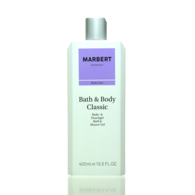 (32,38 EUR/l) Marbert Bath & Body Classic Bath & Shower Gel 400 ml NEU OVP