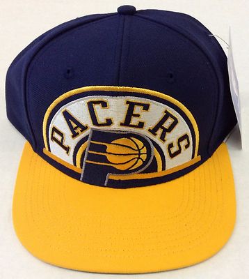 NBA Indiana Pacers Adidas Snap Back Cap Hat Beanie Style #VS82Z NEW!