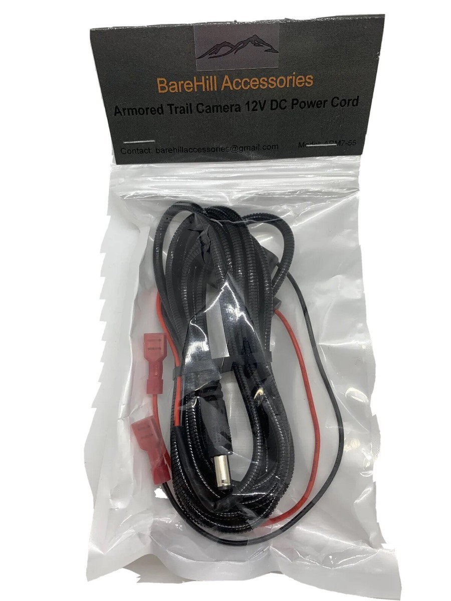 BareHill Rodent Resistant Armored Cable For Spypoint, Stealth Cam