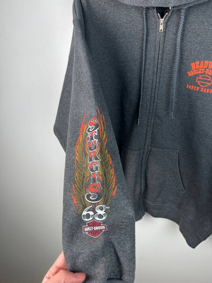 Harley Davidson motor cycles zip hoodie size M | eBay