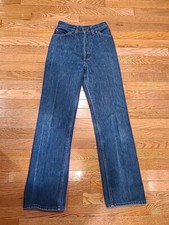 1970s Orange Tab Levis Fully Lined Size 22 - 24 Inch Waist