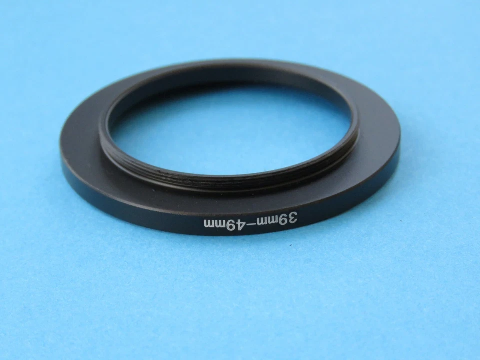 39mm to 49mm Step Up Step-Up Ring Camera Lens Filter Adapter Ring 39mm-49mm - Image 2 of 2