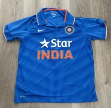 Nike Star India Cricket Polo T Shirt Jersey Dri Fit / Size Adult XL