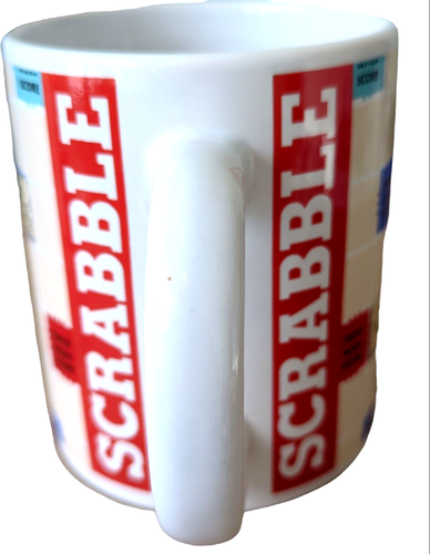 Scrabble™ 2016 Collectible Oversized Coffee Mug Word Game Cream & Sugar Hasbro™ - Picture 2 of 5