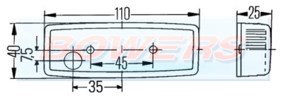 Fanale Laterale - LG134 - LED Global - Di Posizione / Per Macchina - Foto 6