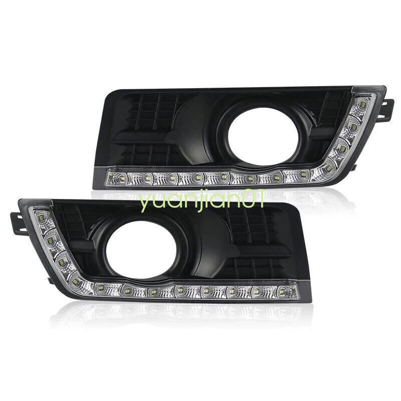 Luces de circulación diurna LED DRL para Cadillac SRX 2012~2016 faros antiniebla parachoques Foto 3 de 4