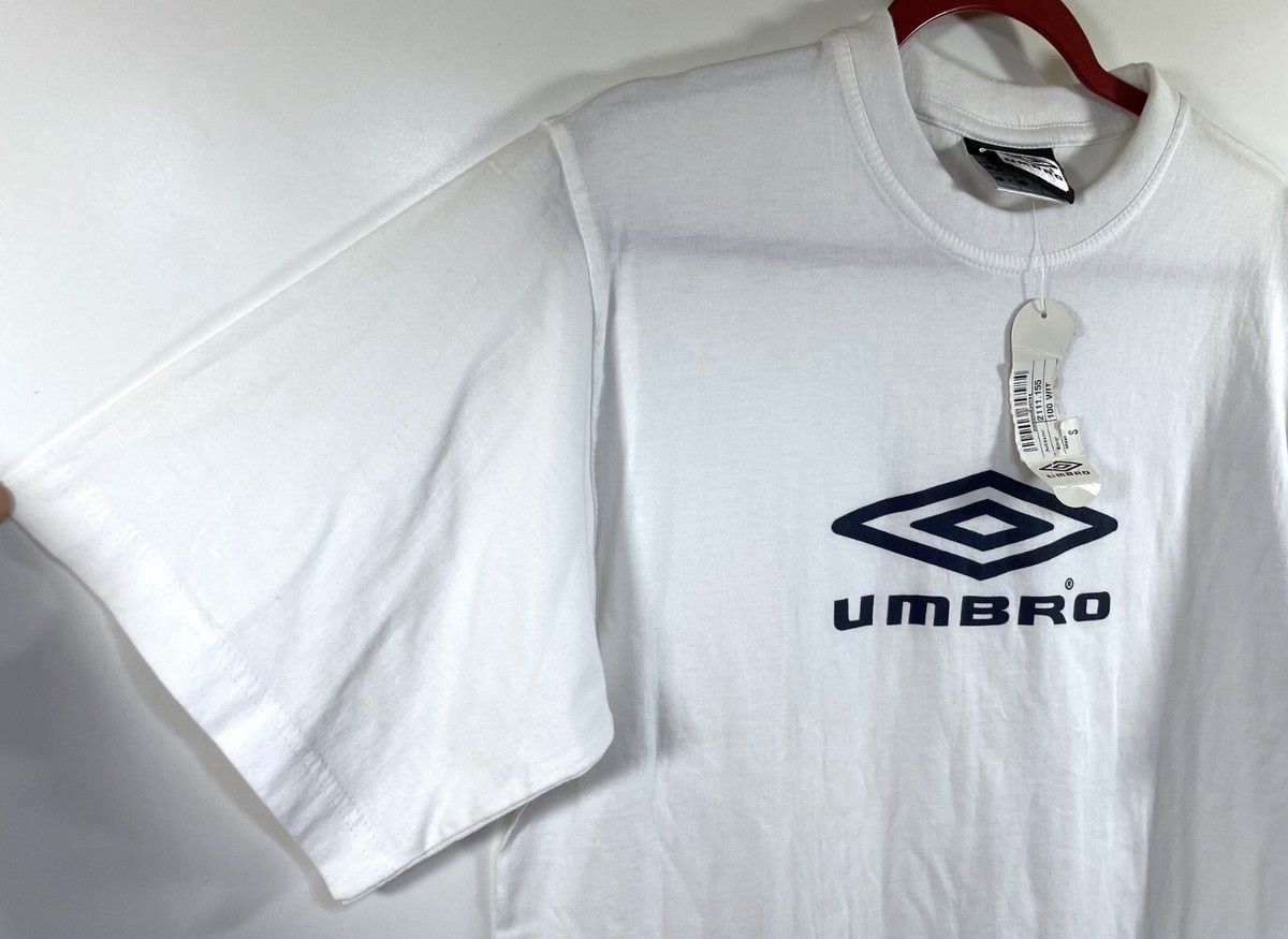 Vintage 90s UMBRO Soccer T Shirt Tee Mens Size S Small 35/37