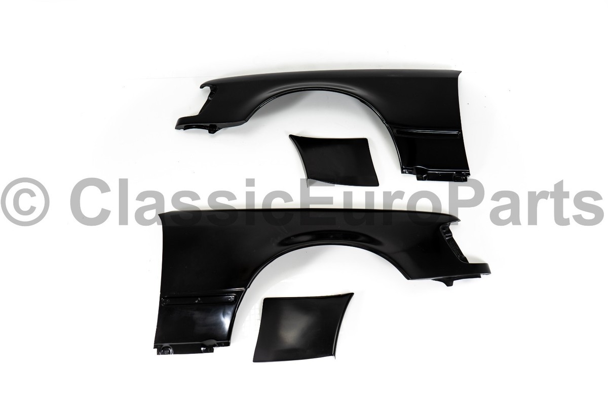 Wide front replacement GFK fender set L+R for Mercedes W124 E500