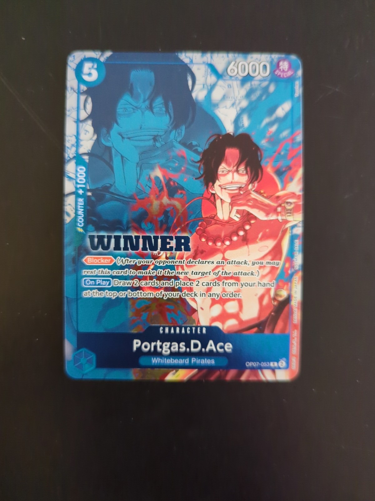 Portgas.D.Ace Winner Pack 2024 Oct.-Dec. OP07-053 One Piece Promotion Card Promo