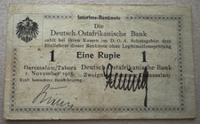 04-12 DOA Niemiecko-Wschodnia Afryka, 1 rupia, Ro915, 01.11.1915, erh.: VF -XF