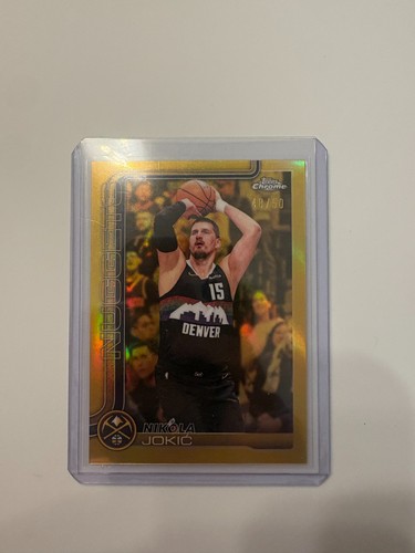 2025-26 Topps Chrome Update - Nikola Jokic #12 True Gold  /50