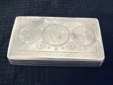 ANCIENNE BOITE ARGENT 0,835 PAYS-BAS 1819-1838 Mark 168,9 grammes