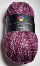 HOBBII FANTASY JUMBO YARN. Col 06. 1pk. I Combine Ship. READ DETAILS.
