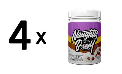 4 x Naughty Boy Advanced Whey, Chocolate Cereal Milk - 900g (41,66 EUR/kg)